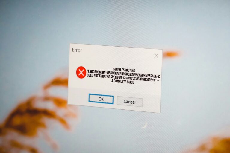 Troubleshooting "errordomain=nscocoaerrordomain&errormessage=could not find the specified shortcut.&errorcode=4" – A Complete Guide